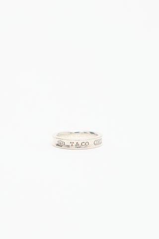 Tiffany & Co. 1837 Sterling Silver Ring