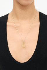 Tiffany & Co. 18K Gold Crown Charm Pendant