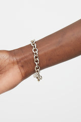 Tiffany & Co. Sterling Silver Heart Tag Chain Bracelet