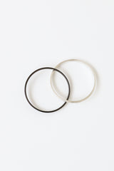 Tiffany & Co. Sterling Silver Interlocking 1837 Bangle