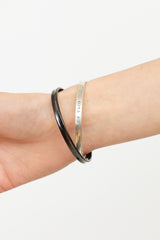 Tiffany & Co. Sterling Silver Interlocking 1837 Bangle