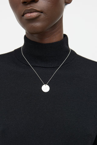 Tiffany & Co. Sterling Silver Alphabet "K" Pendant Necklace