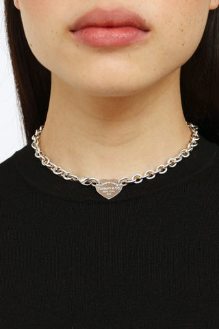 Tiffany & Co. 925 'Please Return to Tiffany' Choker Necklace