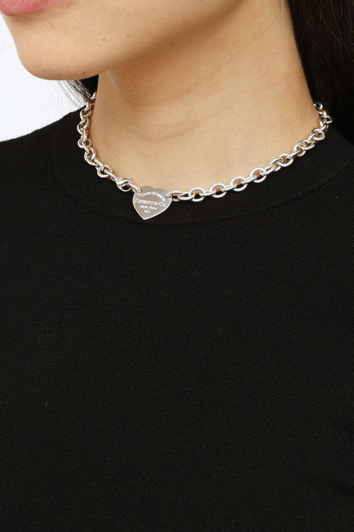 Tiffany & Co. 925 'Please Return to Tiffany' Choker Necklace