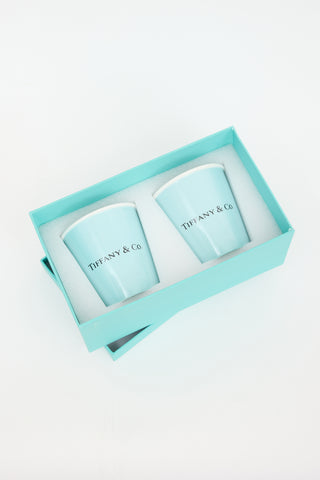 Tiffany & Co. Ceramic Logo Cups