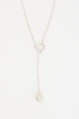 Tiffany & Co. Elsa Peretti Open Heart Lariat Necklace