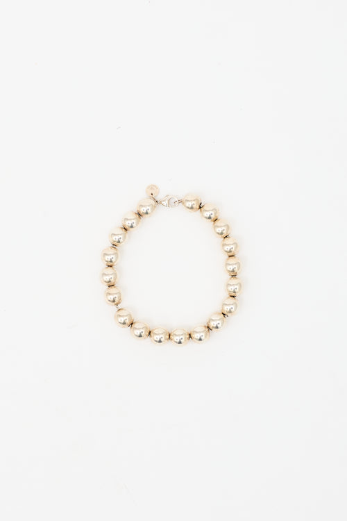Tiffany & Co. Sterling Silver HardWear Ball Bracelet