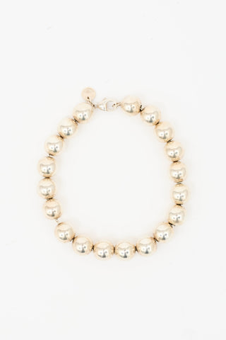 Tiffany & Co. Sterling Silver HardWear Ball Bracelet