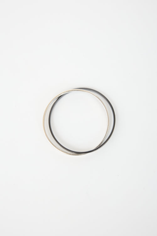 Tiffany & Co. Sterling Silver 1837 Interlocking Bracelet