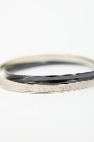 Tiffany & Co. Sterling Silver 1837 Interlocking Bracelet