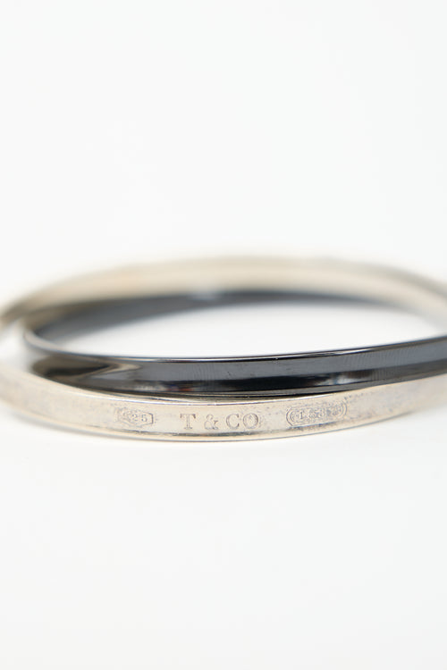 Tiffany & Co. Sterling Silver 1837 Interlocking Bracelet
