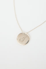 Tiffany & Co. Sterling Silver Circle Note J Necklace