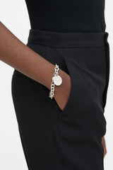 Tiffany & Co. Sterling Silver Circle Tag Bracelet