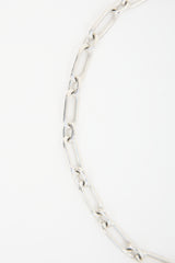 Tiffany & Co. Sterling Silver Large Double Lock 1837 Necklace