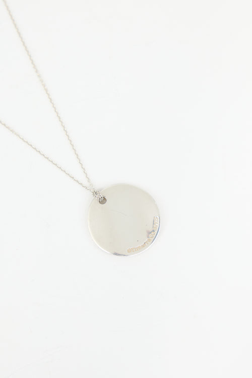 Tiffany & Co. Sterling Silver Notes Wave Necklace