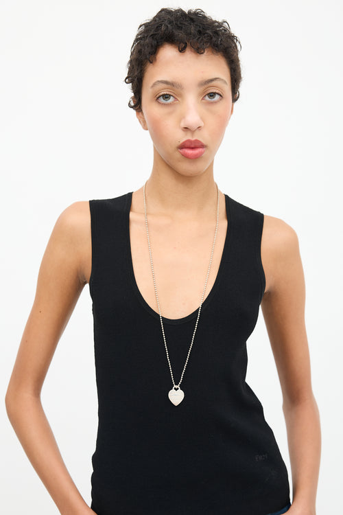 Tiffany & Co. Sterling Silver Return To Tiffany Heart Pendant Necklace