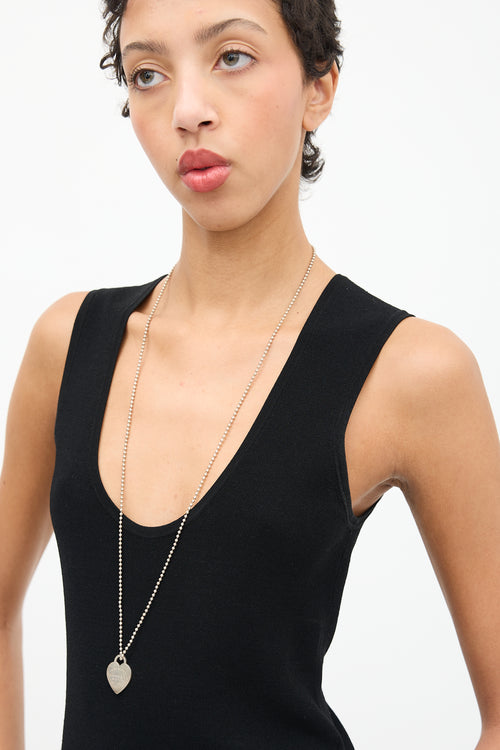 Tiffany & Co. Sterling Silver Return To Tiffany Heart Pendant Necklace