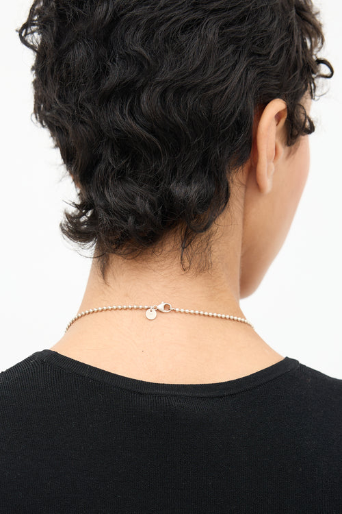 Tiffany & Co. Sterling Silver Return To Tiffany Heart Pendant Necklace