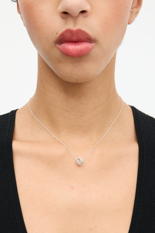 Tiffany & Co. Sterling Silver Twist Knot Pendant Necklace