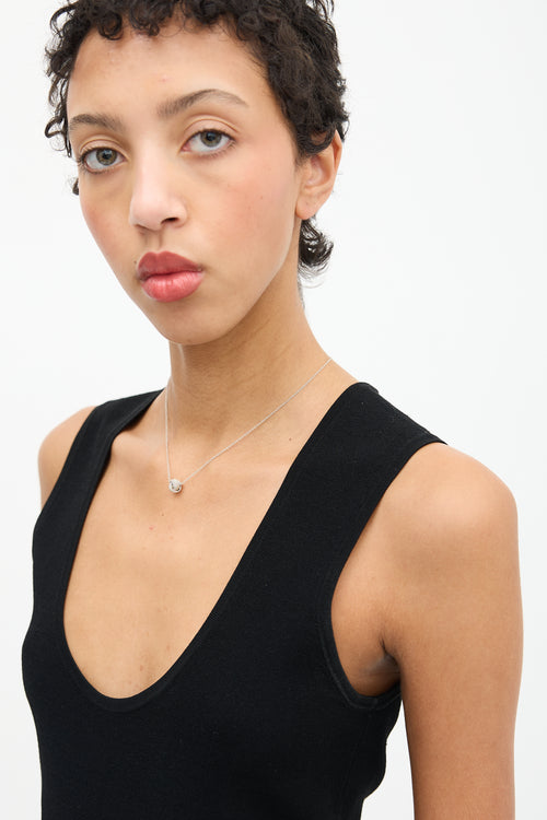 Tiffany & Co. Sterling Silver Twist Knot Pendant Necklace