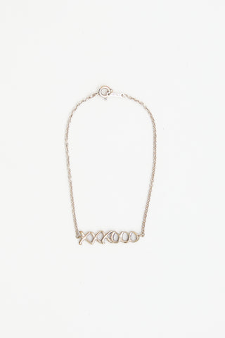 Tiffany & Co. Sterling Silver XXXOOO Bracelet