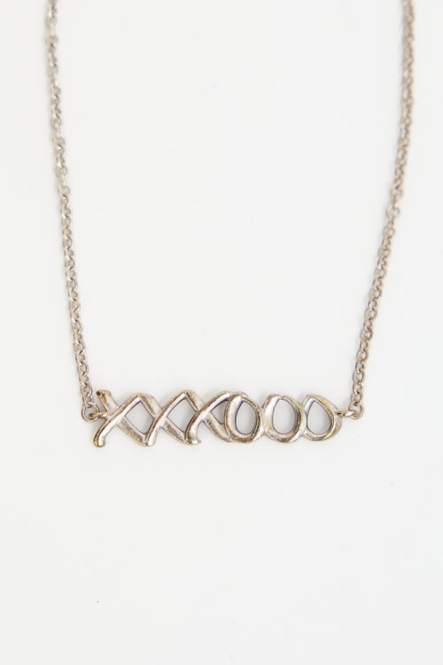 Tiffany & Co. Sterling Silver XXXOOO Bracelet