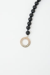 Tiffany & Co. Sterling Silver & Onyx Toggle Bracelet