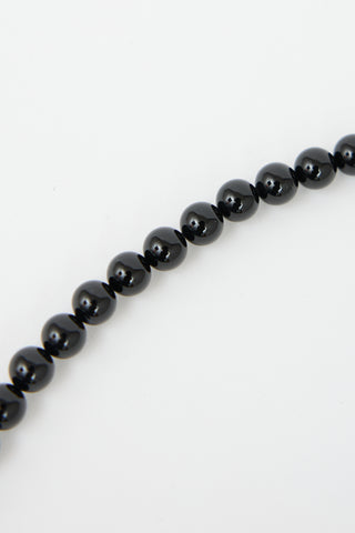 Tiffany & Co. Sterling Silver & Onyx Toggle Bracelet