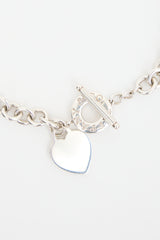 Tiffany & Co. Sterling Sterling Heart Tag Necklace