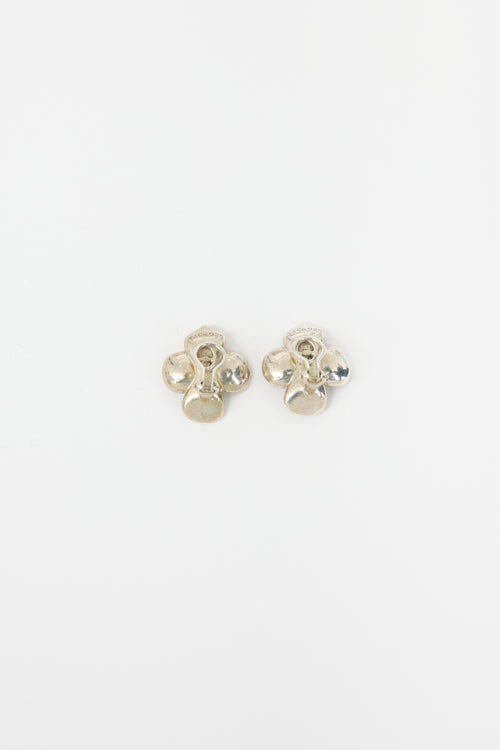Tiffany & Co. Sterling Silver Flower Earrings