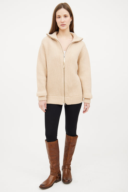 Wool Zip Sweater