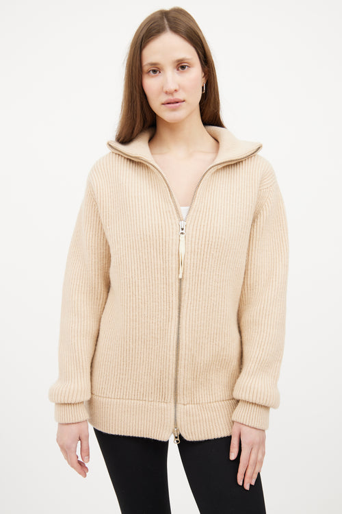 Wool Zip Sweater