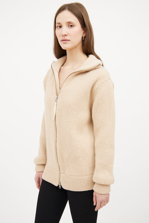 Wool Zip Sweater