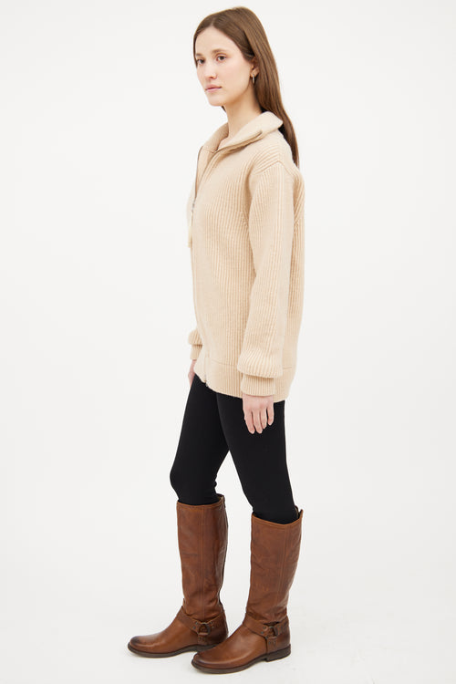 Wool Zip Sweater