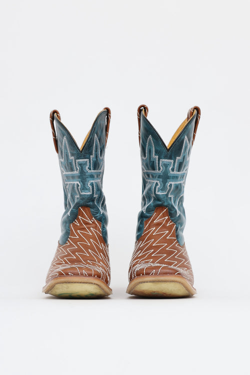 Tin Haul Embroidered Western Boot