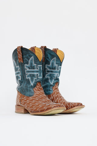 Tin Haul Embroidered Western Boot