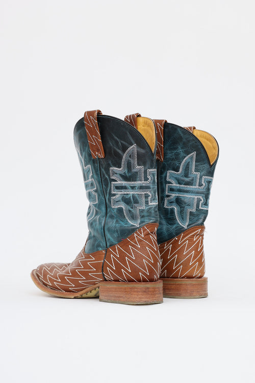Tin Haul Embroidered Western Boot