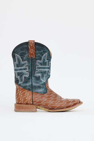 Tin Haul Embroidered Western Boot