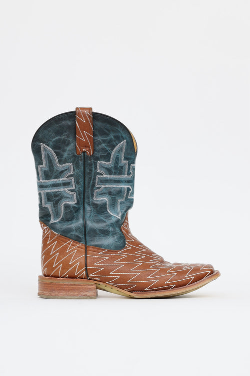 Tin Haul Embroidered Western Boot