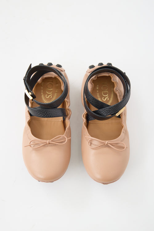 Tod's Ankle Strap Ballet Flat