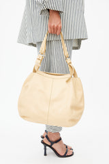 Tod's Beige Leather Tote Bag