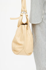 Tod's Beige Leather Tote Bag
