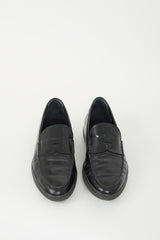 Tod's Black Leather Penny Loafer