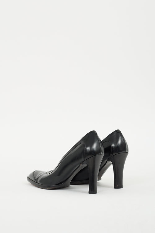 Tod's Black Leather Pump