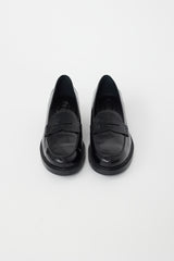 Tod's Black Leather Penny Loafer
