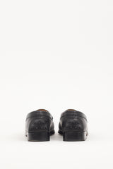 Tod's Black Leather Penny Loafer