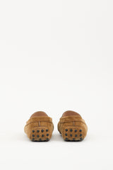 Tod's Brown Suede Driving Loafer