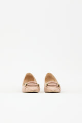 Tod's Embossed Leather Buckle Pump