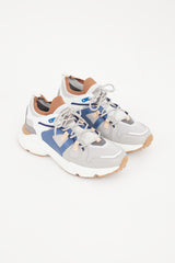 Tods Grey & Multicolour Panelled Sneaker