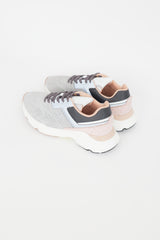 Tod's Grey Suede Reflective Sneaker